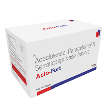  Pharma franchise in gujarat Vita Pharmaceuticals  -	Aclo Fort 3D Pack.png	